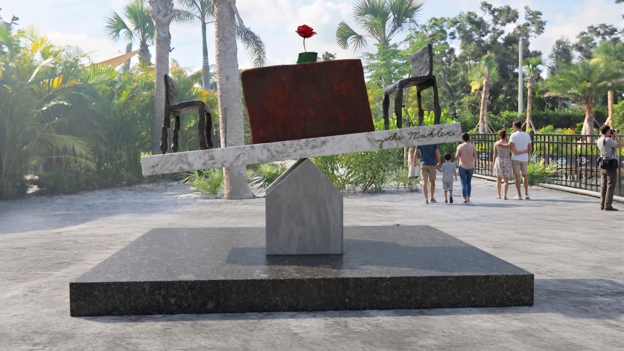 Jiří’s Flower — sculptural visualization by Inbal Tal